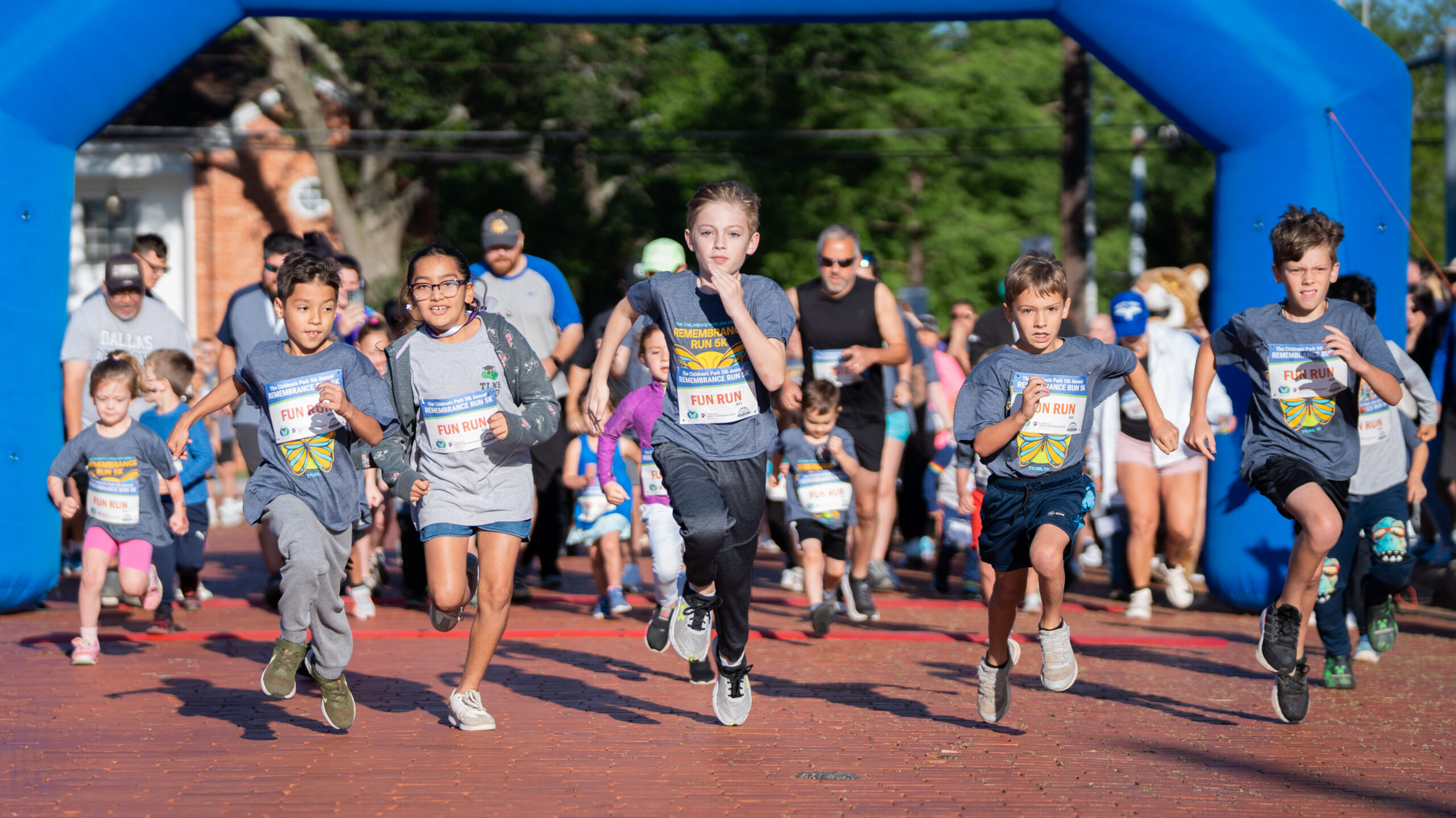 Kids running a 5k