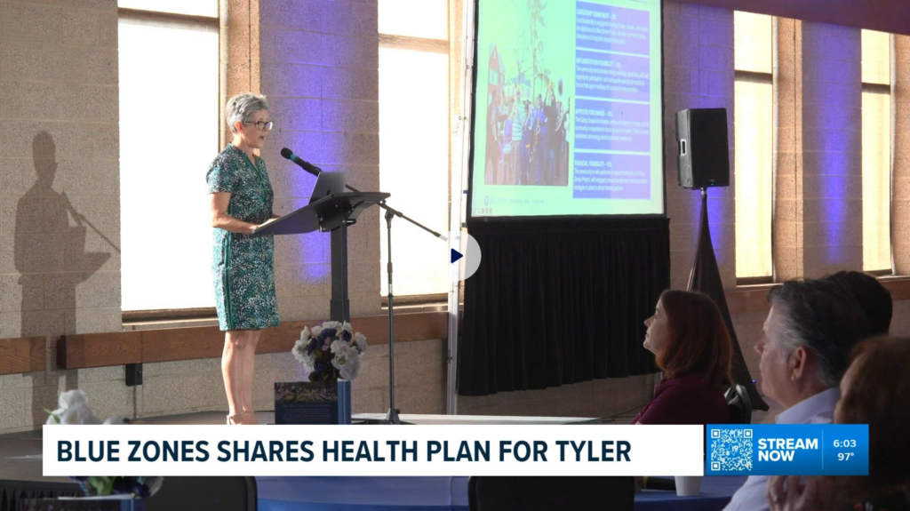 Video: Tyler Leaders Review Community Health Goals at Blue Zones Assessment Event